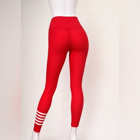 Addison Bay Red Athletic Leggings XS NWT - Picture 2 of 4